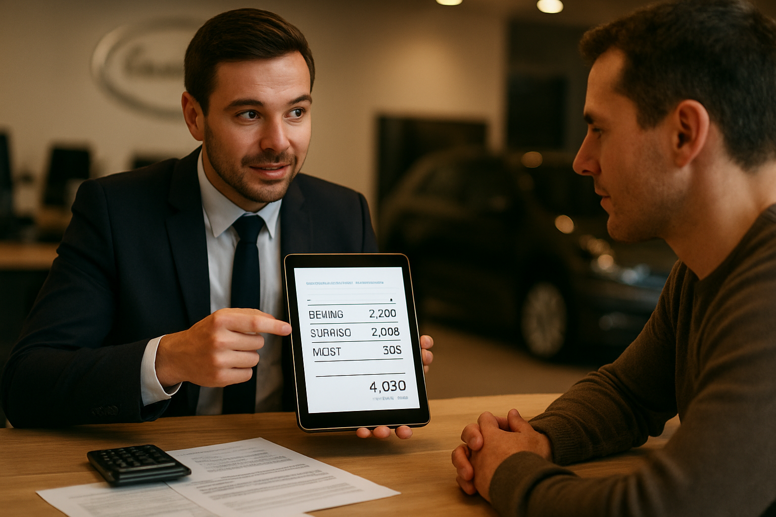Devis d’achat pour pandina hybride avec remise et reprise sur écran en concession